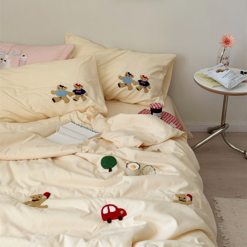 Teddy Bear Bedding Set 곰돌이 이불 베개 세트